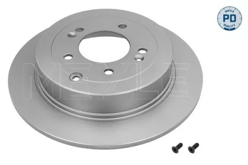 2x Meyle PD Rear Solid Brake Disc For Hyundai Kia Ix35 Sportage Tucson