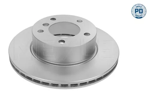 2x Meyle PD Front Vented Brake Disc For Bmw 1 Series