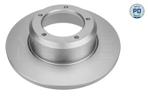 2x Meyle PD Front Solid Brake Disc For Land Rover Defender Discovery