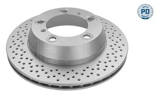 2x Meyle PD Rear Perforated/vented Brake Disc For Porsche 718 Boxster 718 Cayman Boxst