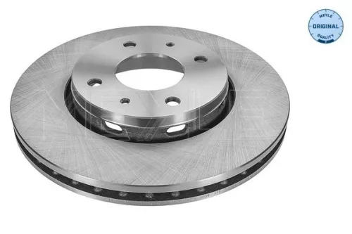 2x Meyle Front Vented Brake Disc For Mitsubishi Volvo Carisma S40 V40