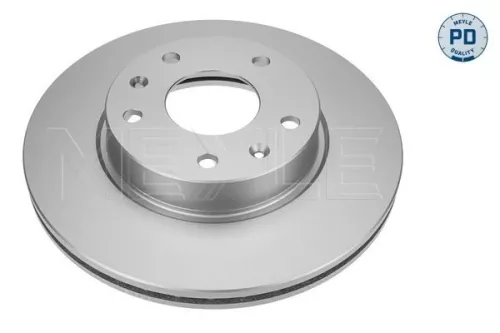 2x Meyle PD Front Vented Brake Disc For Land Rover Freelander