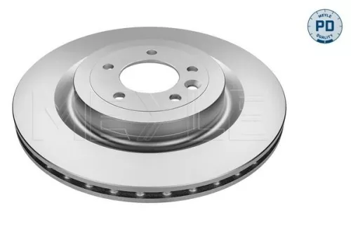 2x Meyle PD Rear Vented Brake Disc For Land Rover Defender Discovery Range Rover Range