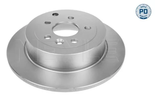 2x Meyle PD Rear Solid Brake Disc For Land Rover Freelander 2