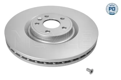 2x Meyle PD Front Vented Brake Disc For Jaguar Land Rover Discovery Sport E-pace Range