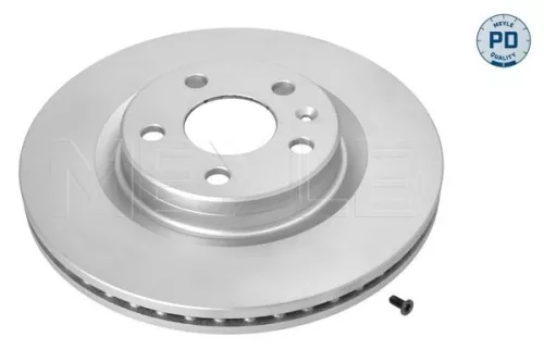 2x Meyle PD Front Vented Brake Disc For Volvo Xc40