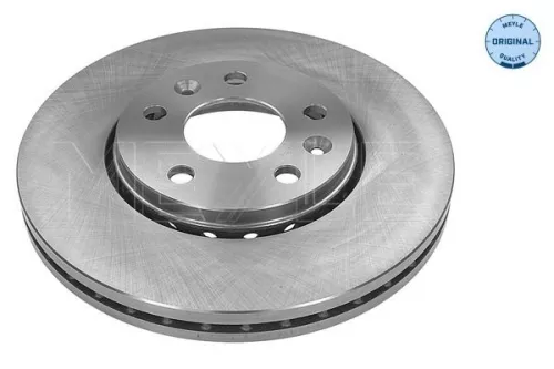 2x Meyle Front Vented Brake Disc For Fiat Nissan Opel Renault Vauxhall Nv300 Talent