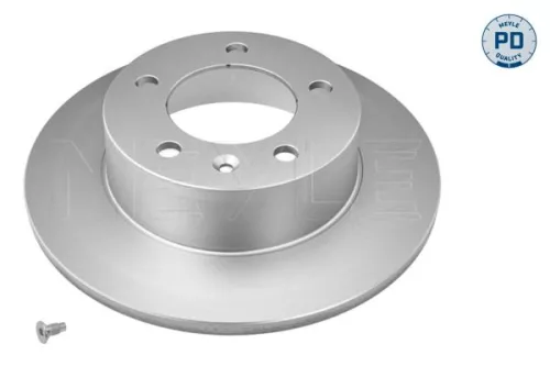 2x Meyle PD Rear Solid Brake Disc For Nissan Opel Renault Vauxhall Interstar Master Mo