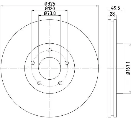 1x TEXTAR 92184903 Brake Disc