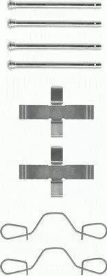 TEXTAR TEXTAR 82011600 1x Accessory Kit, disc brake pad 