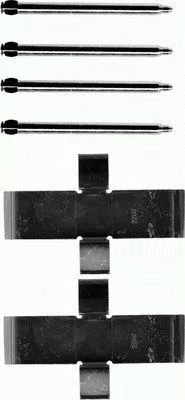 TEXTAR TEXTAR 82015100 1x Accessory Kit, disc brake pad 
