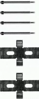 TEXTAR TEXTAR 82018600 1x Accessory Kit, disc brake pad 