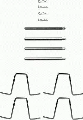 TEXTAR TEXTAR 82018700 1x Accessory Kit, disc brake pad 
