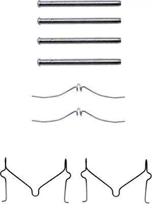 TEXTAR TEXTAR 82029400 1x Accessory Kit, disc brake pad 