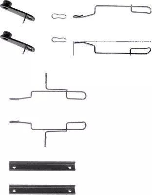 TEXTAR TEXTAR 82030400 1x Accessory Kit, disc brake pad 