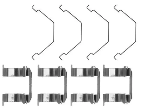 TEXTAR TEXTAR 82039400 1x Accessory Kit, disc brake pad 