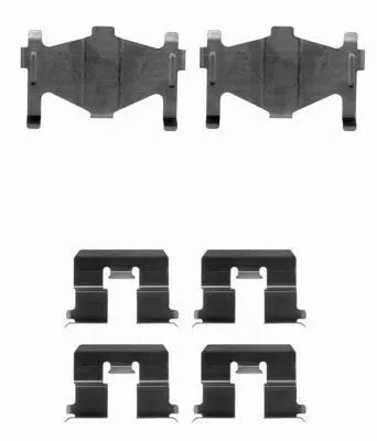 1x Accessory Kit, disc brake pad