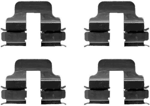1x Accessory Kit, disc brake pad