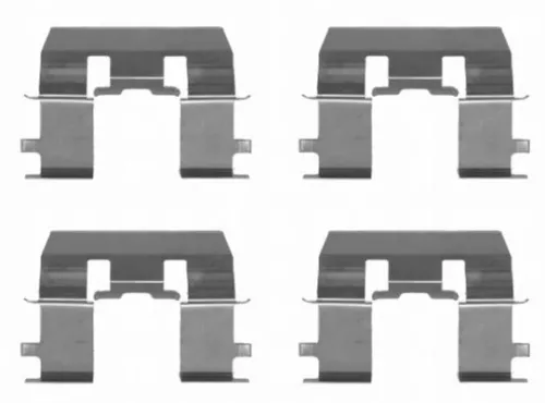 1x Accessory Kit, disc brake pad