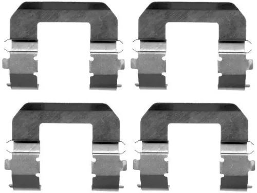 1x Accessory Kit, disc brake pad