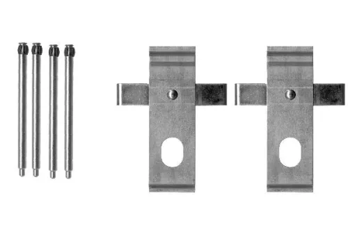 1x Accessory Kit, disc brake pad
