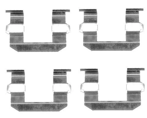 1x Accessory Kit, disc brake pad