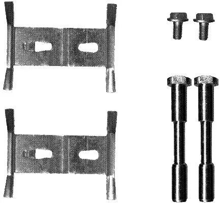 1x Accessory Kit, disc brake pad