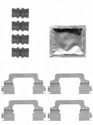 1x Accessory Kit, disc brake pad