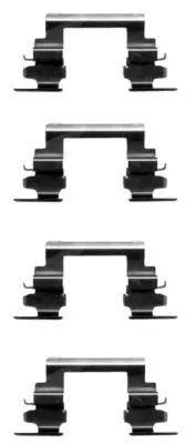 1x Accessory Kit, disc brake pad