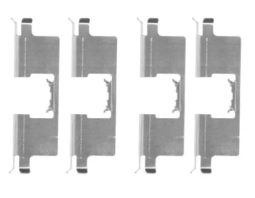 TEXTAR TEXTAR 82512500 1x Accessory Kit, disc brake pad 