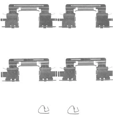 TEXTAR TEXTAR 82515100 1x Accessory Kit, disc brake pad 