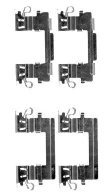 TEXTAR TEXTAR 82516100 1x Accessory Kit, disc brake pad 
