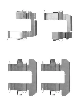 TEXTAR TEXTAR 82516800 1x Accessory Kit, disc brake pad 