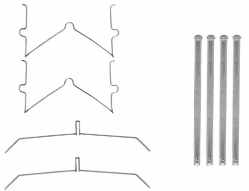 1x Accessory Kit, disc brake pad