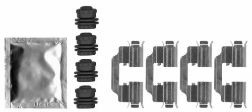 TEXTAR TEXTAR 82548400 1x Accessory Kit, disc brake pad 
