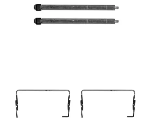 TEXTAR TEXTAR 82550400 1x Accessory Kit, disc brake pad 