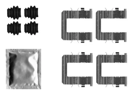 TEXTAR TEXTAR 82550700 1x Accessory Kit, disc brake pad 