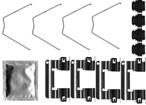 TEXTAR TEXTAR 82552100 1x Accessory Kit, disc brake pad 