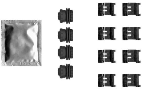 TEXTAR TEXTAR 82552500 1x Accessory Kit, disc brake pad 