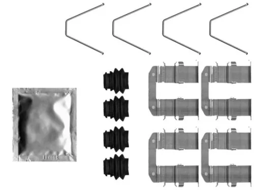 TEXTAR TEXTAR 82552700 1x Accessory Kit, disc brake pad 