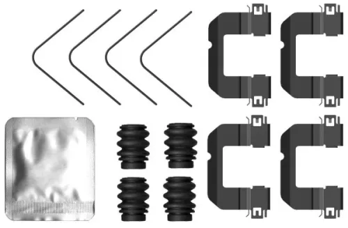 TEXTAR TEXTAR 82553400 1x Accessory Kit, disc brake pad 