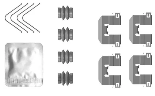 TEXTAR TEXTAR 82553600 1x Accessory Kit, disc brake pad 