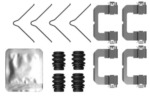 TEXTAR TEXTAR 82553900 1x Accessory Kit, disc brake pad 
