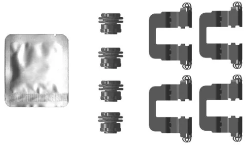 TEXTAR TEXTAR 82554500 1x Accessory Kit, disc brake pad 