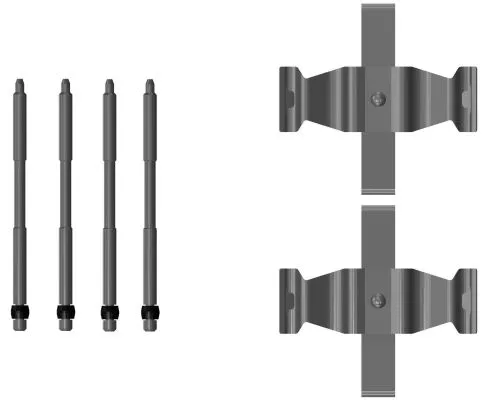 TEXTAR TEXTAR 82555100 1x Accessory Kit, disc brake pad 