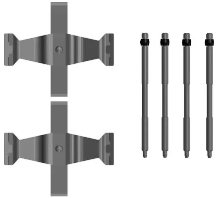 TEXTAR TEXTAR 82555400 1x Accessory Kit, disc brake pad 