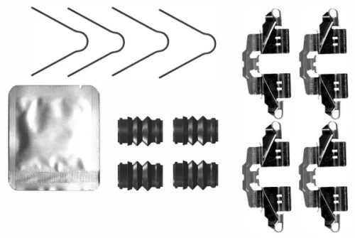 TEXTAR TEXTAR 82555500 1x Accessory Kit, disc brake pad 
