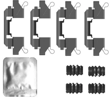 TEXTAR TEXTAR 82556400 1x Accessory Kit, disc brake pad 