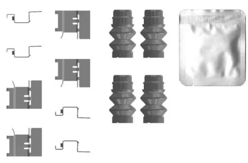 TEXTAR TEXTAR 82556500 1x Accessory Kit, disc brake pad 