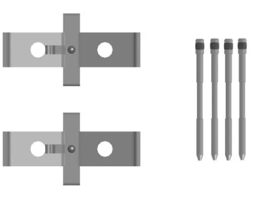 TEXTAR TEXTAR 82557200 1x Accessory Kit, disc brake pad 